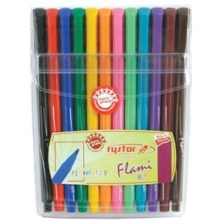 Flamastry FLAMI RC-1mm 6szt w etui 445-621 RYSTOR