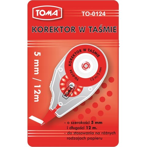 Korektor w taśmie 12m TOMA TO-0124