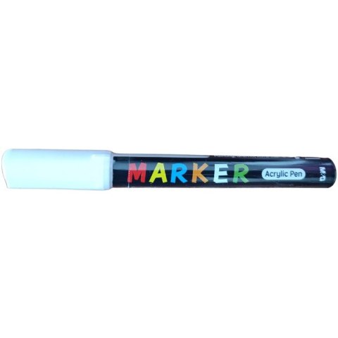 Marker akrylowy 1-2mm biały MG APL100-0