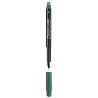 Foliopis z gumką OHP MULTIMARK F 0.6 zielony 151363 FABER-CASTELL