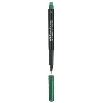 Foliopis z gumką OHP MULTIMARK F 0.6 zielony 151363 FABER-CASTELL