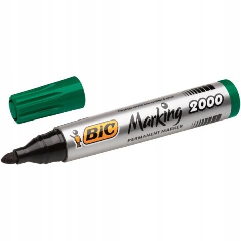 Marker BIC permanentny ECO 2000 mix 4 kolorów okrągła końcówka 8209112