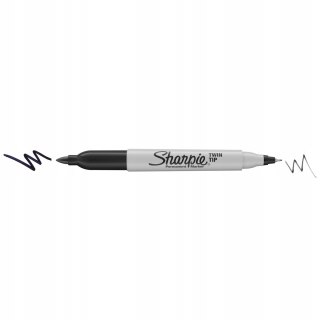 Marker SHARPIE Twin Tip 52011 czarny S0811100