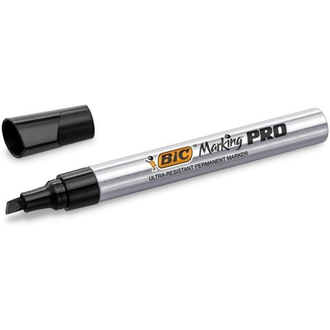 Marker permanentny PRO czarny ścięta końcówka 964802 BIC