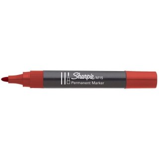 Marker permanetny SHARPIE M15 okrągły czerwony S192605