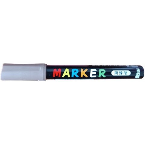 Marker akrylowy 1-2 mm brązowy metalik MG ZPLN6570-711