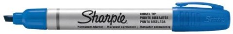 Marker permanentny SHARPIE ścięty niebieski S0945780