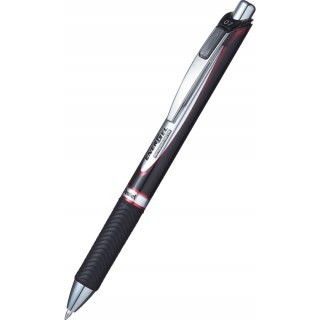 Pióro kulkowe BLP77-B czerwone Energel automatyczny 0.7mm PENTEL