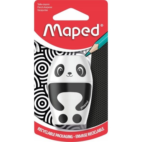 Temperówka SHAKER SHAKKY 1 otwór panda blister 034013 MAPED