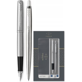 Komplet pióro wieczne + długopis JOTTER STAINLESS STEEL CT PARKER PARKER 2093258