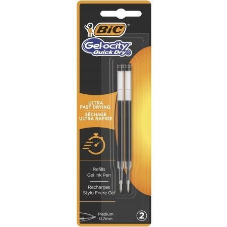 Wkład GEL QUICKDRY czarny blister (2) 967263 BIC