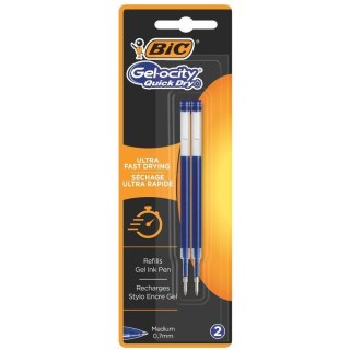 Wkład GEL QUICKDRY niebieski blister (2) 967378 BIC