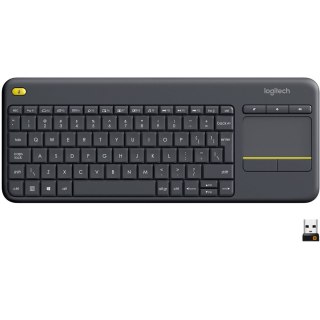 Klawiatura LOGITECH K400 czarna Touchpad 920-007145