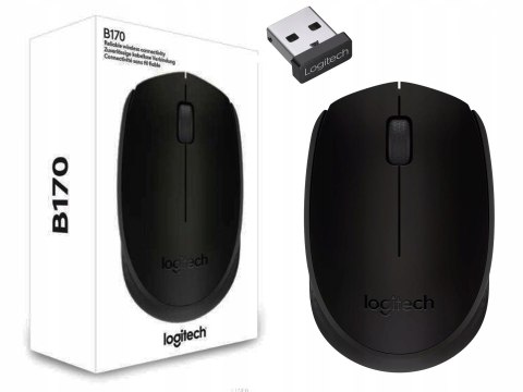 Mysz bezprzewodowa LOGITECH B170 czarna 91004798