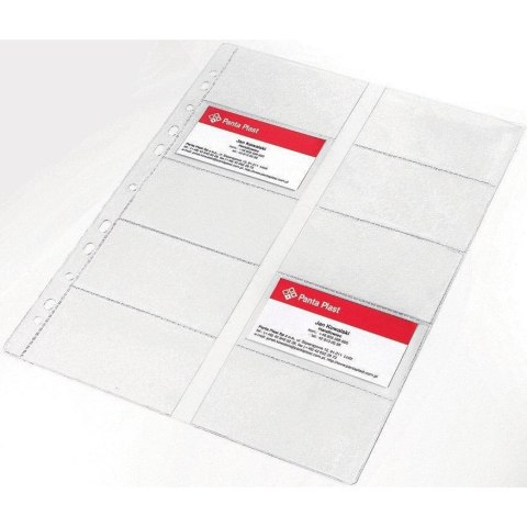 Obwoluta A4 na 20 wizytówek PP (10szt.) 0311-0003-00 PANTA PLAST