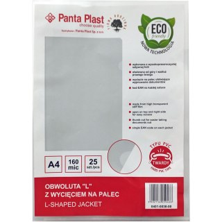 Obwoluta L typu PVC 160mic (25) 0401-0038-00 PANTA PLAST