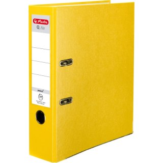 Segregator A4 8cm PP żółty Q.FILE 11167442 HERLITZ