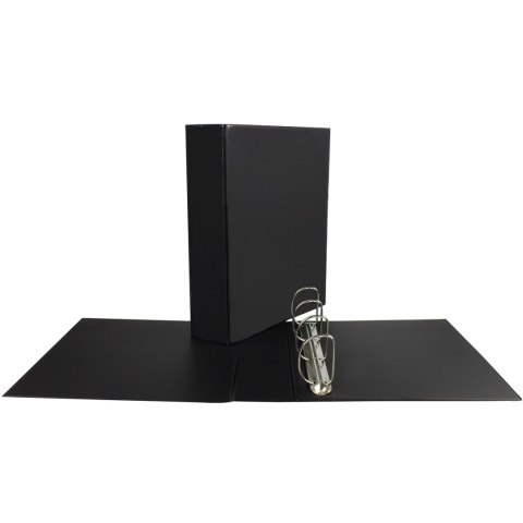 Segregator na dokumenty PANORAMA A4 4 ringi 55mm D40 czarny SE-48-01 BIURFOL