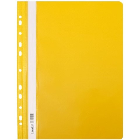 Skoroszyt na dokumenty twardy A4 wpinany do segregatora 10 sztuk żółty SH-01-04 BIURFOL