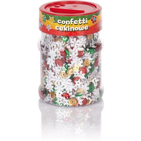 Confetti cekinowe kółka mix świąteczny 100g 335116004 ASTRA