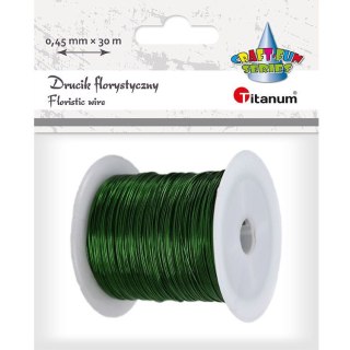 Drucik florystyczny 0,45mm x 30m zielony 339371 TITANUM