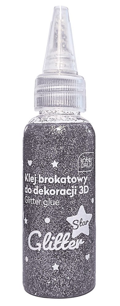 Klej brokatowy do dekoracji 3D 50ml STAR 12szt. INTERDRUK