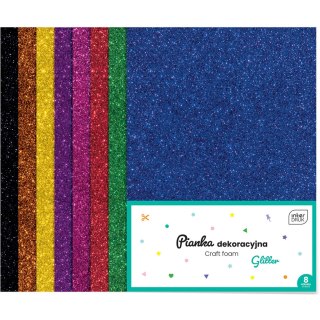 Pianka dekoracyjna 8szt. GLITTER INTERDRUK