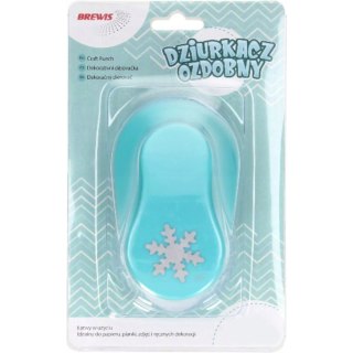 Dziurkacz ozdobny 2,5 cm ŚNIEŻYNKA D25-13 BREWIS