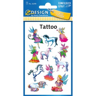 Naklejki tatuaże dla dzieci ELFY 56390 Z-DESIGN KIDS TATTOO AVERY ZWECKFORM