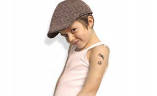 Naklejki tatuaże dla dzieci PIŁKA 56740 Z-DESIGN KIDS TATTOO AVERY ZWECKFORM