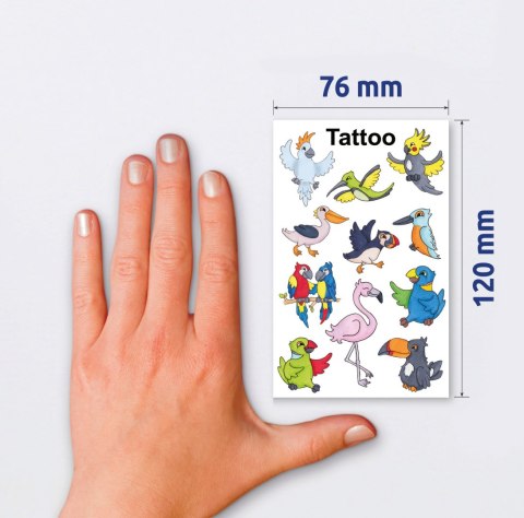 Naklejki tatuaże dla dzieci ZWIERZĄTKA 56761 Z-DESIGN KIDS TATTOO AVERY ZWECKFORM