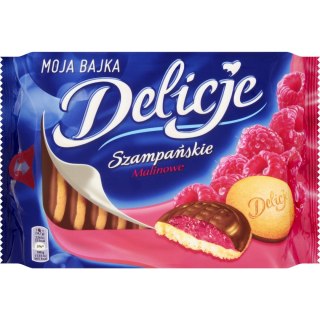 Ciastka DELICJE Szampańskie 294g malina