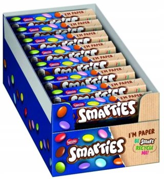 Cukierki czekoladowe NESTLE SMARTIES (opak. 24szt x 39g)