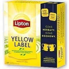 Herbata LIPTON Yellow Label (88 torebek)