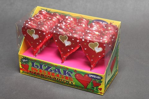 Lizak czekoladowy serce 21g LIMMES BIS (30szt)