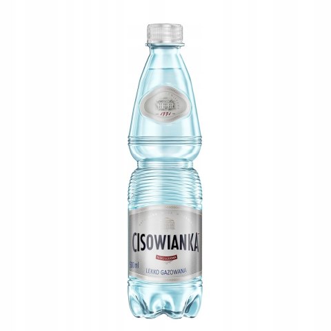 Woda mineralna CISOWIANKA 0.5L (12szt) lekko gazowana