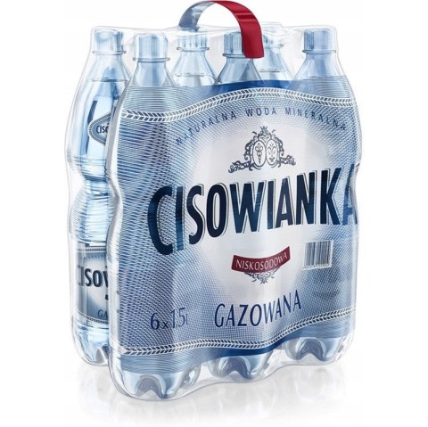 Woda mineralna CISOWIANKA 1.5L (6szt) gazowana