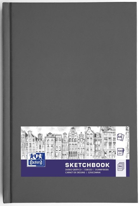 Szkicownik Sketchbook szyty A6 96k 100g mix kolorów 400152625 OXFORD