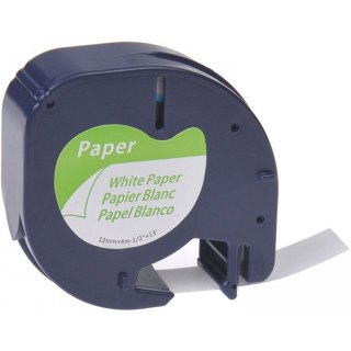 Taśma papierowa LETRATAG 59421 biała 12mmx4m DYMO(LT-100) S0721500