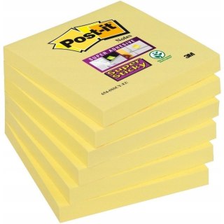 Bloczek samoprzylepny 76x76mm 90k żółty Super Sticky POST-IT 70005197911 3M