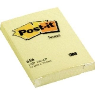 Bloczek samoprzylepny POST-IT 51x76mm żółty 100k (656) UU009543602