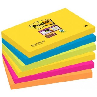 Bloczki 3M POST-IT 76x127mm RIO 6x90k Super Sticky 70005251320