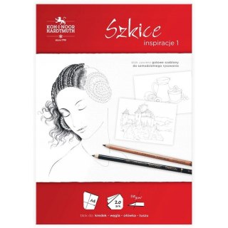 Blok A4 20k 110g szkice INSPIRACJE BLO-INSZA4-00504 KOH-I-NOOR