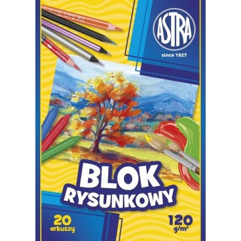 Blok rysunkowy A4 120g 106111001 ASTRA