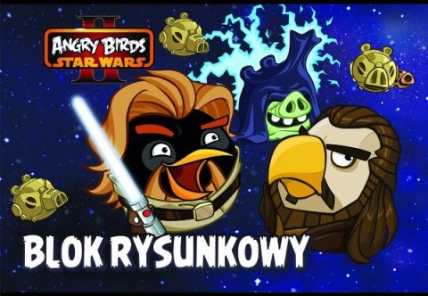 Blok rysunkowy A4 20k ANGRY BIRDS STAR WARS UNIPAP 0411