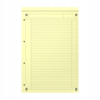 Notatnik A4+ 80k linia żółty OXFORD Notepad International 100100101