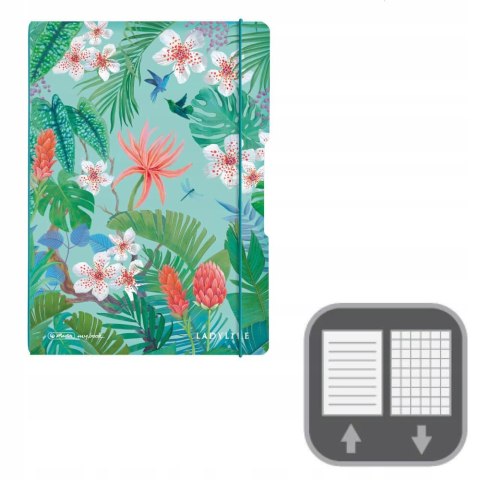 Notatnik Flex A4 kratka Ladylike Jungle 50044320 HERLITZ