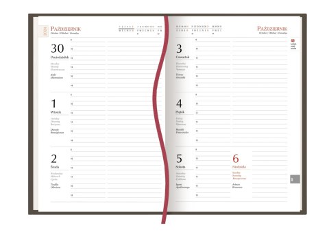 Terminarz PEDAGOGA 2025/2026 CZARNY T-150V-V Michalczyk i Prokop