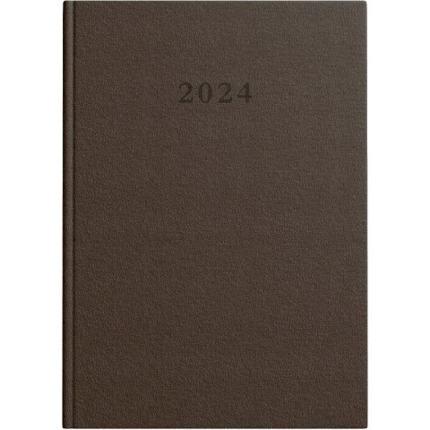 Kalendarz A4 brązowy dzienny STANDARD 2024 400177477 TOP 2000