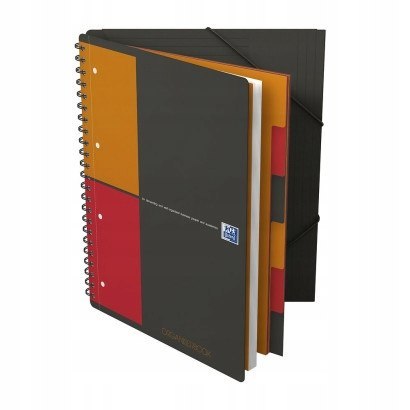 Kołonotatnik A4+ 80k kratka OXFORD Organiserbook International 100102777